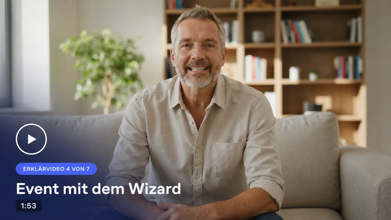 Vorschau zum Video Event mit dem Wizard